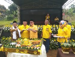 Ratusan Kader Hadiri Peringatan HUT ke-61 Partai Golkar di Megamendung