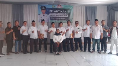Resmi Dilantik, 35 Pengurus RT/RW Desa Limusnunggal Siap Mengabdi untuk Masyarakat
