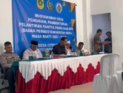 ‎Musdes Pengisian, Pembentukan, dan Pelantikan Panitia Pemilihan BPD Desa Citeureup Berlangsung Kondusif