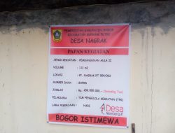 ‎Pemdes Nagrak Tingakatkan Fasilitas Pembangunan Ruangan Aula II Dengan BHPRD