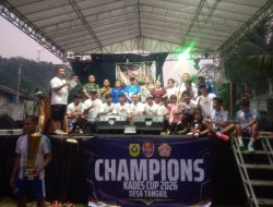 Final Kades Cup ‎Dengan Berakhir Batu Kutu FC Meraih Juara Bergilir Desa Tangkil 2026