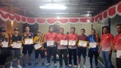 ‎Pinal Kapolsek CUP Klapanunggal Hut RI Ke-81 Dua Tim Bertarung Seru Rebut Piala Utama
